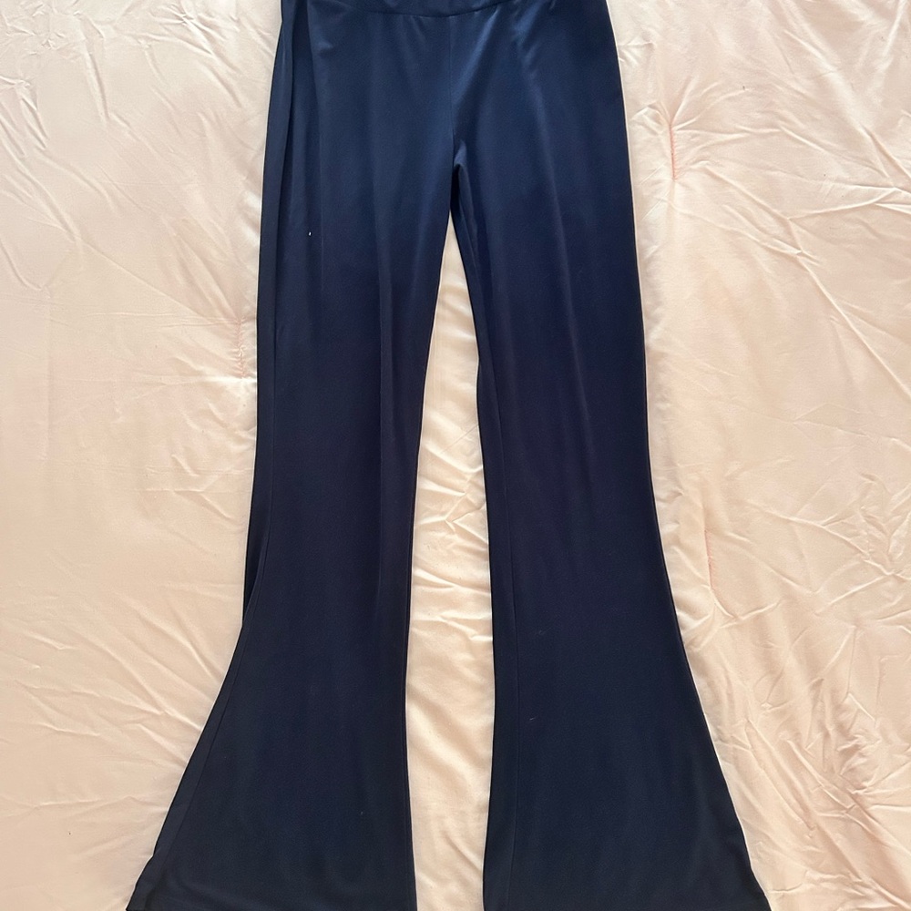 Blue flare leggings!